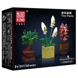MouldKing 24117 Mould King 24117 CÂY CHẬU NHỎ bộ đồ chơi xếp lắp ráp ghép mô hình Creator TINY PLANTS Sáng Tạo 240 khối
