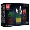MouldKing 24117 Mould King 24117 CÂY CHẬU NHỎ bộ đồ chơi xếp lắp ráp ghép mô hình Creator TINY PLANTS Sáng Tạo 240 khối