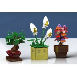 MouldKing 24117 Mould King 24117 CÂY CHẬU NHỎ bộ đồ chơi xếp lắp ráp ghép mô hình Creator TINY PLANTS Sáng Tạo 240 khối