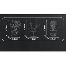 MouldKing 24117 Mould King 24117 CÂY CHẬU NHỎ bộ đồ chơi xếp lắp ráp ghép mô hình Creator TINY PLANTS Sáng Tạo 240 khối