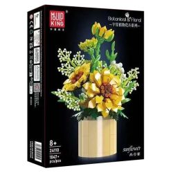 MouldKing 24110 Mould King 24110 HƯỚNG DƯƠNG bộ đồ chơi xếp lắp ráp ghép mô hình Creator SUNFLOWER Sáng Tạo 1047 khối