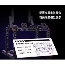 KAIXING K96217 96217 TAY LÁI MÔ PHỎNG ĐUA CÔNG THỨC bộ đồ chơi xếp lắp ráp ghép mô hình Technic STEERING WHEEL Kỹ Thuật Công Nghệ Cao Mô Hình Phương Tiện