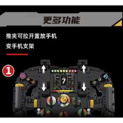 KAIXING K96217 96217 TAY LÁI MÔ PHỎNG ĐUA CÔNG THỨC bộ đồ chơi xếp lắp ráp ghép mô hình Technic STEERING WHEEL Kỹ Thuật Công Nghệ Cao Mô Hình Phương Tiện