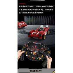 KAIXING K96217 96217 TAY LÁI MÔ PHỎNG ĐUA CÔNG THỨC bộ đồ chơi xếp lắp ráp ghép mô hình Technic STEERING WHEEL Kỹ Thuật Công Nghệ Cao Mô Hình Phương Tiện