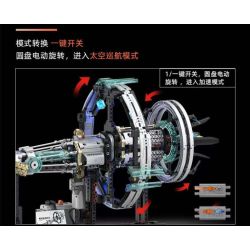 KAIXING K96121-2 96121-2 TRẠM VŨ TRỤ ORION bộ đồ chơi xếp lắp ráp ghép mô hình SPACE POST