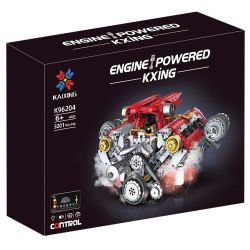 KAIXING K96204 96204 ĐỘNG CƠ SIÊU XE MÔ PHỎNG bộ đồ chơi xếp lắp ráp ghép mô hình Technic SUPERCAR V8 ENGINE Kỹ Thuật Công Nghệ Cao Mô Hình Phương Tiện 3201 khối