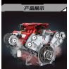 KAIXING K96204 96204 ĐỘNG CƠ SIÊU XE MÔ PHỎNG bộ đồ chơi xếp lắp ráp ghép mô hình Technic SUPERCAR V8 ENGINE Kỹ Thuật Công Nghệ Cao Mô Hình Phương Tiện 3201 khối