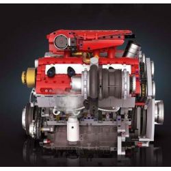 KAIXING K96204 96204 ĐỘNG CƠ SIÊU XE MÔ PHỎNG bộ đồ chơi xếp lắp ráp ghép mô hình Technic SUPERCAR V8 ENGINE Kỹ Thuật Công Nghệ Cao Mô Hình Phương Tiện 3201 khối