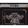 KAIXING K96204 96204 ĐỘNG CƠ SIÊU XE MÔ PHỎNG bộ đồ chơi xếp lắp ráp ghép mô hình Technic SUPERCAR V8 ENGINE Kỹ Thuật Công Nghệ Cao Mô Hình Phương Tiện 3201 khối