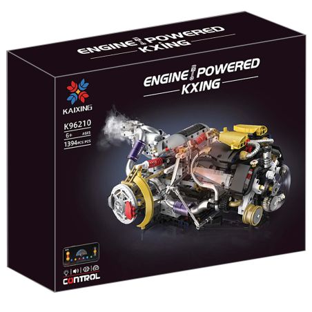 KAIXING K96210 96210 ĐỘNG CƠ SIÊU XE MÔ PHỎNG bộ đồ chơi xếp lắp ráp ghép mô hình Technic SUPERCAR V8 ENGINE Kỹ Thuật Công Nghệ Cao Mô Hình Phương Tiện 1394 khối