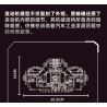 KAIXING K96210 96210 ĐỘNG CƠ SIÊU XE MÔ PHỎNG bộ đồ chơi xếp lắp ráp ghép mô hình Technic SUPERCAR V8 ENGINE Kỹ Thuật Công Nghệ Cao Mô Hình Phương Tiện 1394 khối
