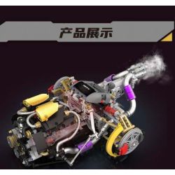 KAIXING K96210 96210 ĐỘNG CƠ SIÊU XE MÔ PHỎNG bộ đồ chơi xếp lắp ráp ghép mô hình Technic SUPERCAR V8 ENGINE Kỹ Thuật Công Nghệ Cao Mô Hình Phương Tiện 1394 khối
