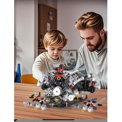 KAIXING K96212 96212 ĐỘNG CƠ SIÊU XE MÔ PHỎNG bộ đồ chơi xếp lắp ráp ghép mô hình Technic SUPERCAR V8 ENGINE Kỹ Thuật Công Nghệ Cao Mô Hình Phương Tiện 664 khối