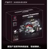 KAIXING K96212 96212 ĐỘNG CƠ SIÊU XE MÔ PHỎNG bộ đồ chơi xếp lắp ráp ghép mô hình Technic SUPERCAR V8 ENGINE Kỹ Thuật Công Nghệ Cao Mô Hình Phương Tiện 664 khối