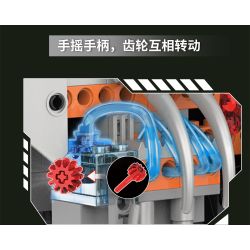 KAIYU KEEYEE WORLD K96220 96220 MÁY MÓC BIONIC TYRANNOSAURUS bộ đồ chơi xếp lắp ráp ghép mô hình BIONIC CYBORG TYRANNOSAURUS REX