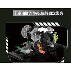 KAIYU KEEYEE WORLD K96220 96220 MÁY MÓC BIONIC TYRANNOSAURUS bộ đồ chơi xếp lắp ráp ghép mô hình BIONIC CYBORG TYRANNOSAURUS REX