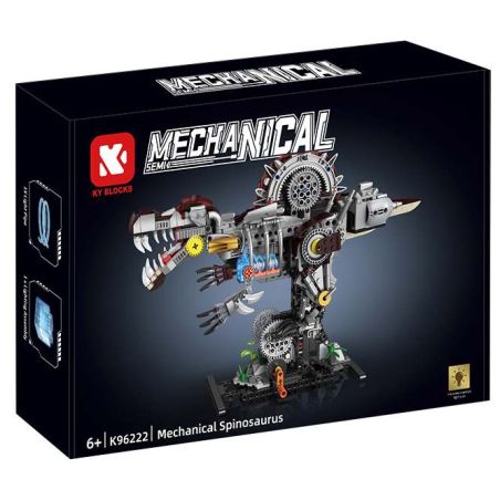 KAIYU KEEYEE WORLD K96222 96222 MÁY MÓC BIONIC SPINOSAURUS bộ đồ chơi xếp lắp ráp ghép mô hình