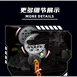 KAIYU KEEYEE WORLD K96222 96222 MÁY MÓC BIONIC SPINOSAURUS bộ đồ chơi xếp lắp ráp ghép mô hình