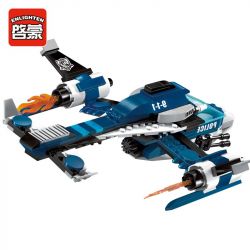 Enlighten 1911 Qman 1911 non  MÁY BAY CẢNH SÁT TIÊU DIỆT TỘI PHẠM bộ đồ chơi xếp lắp ráp ghép mô hình Police POLICE BATTLE FORCE THE SECRET MISSION 275 khối