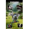 KAIYU KEEYEE WORLD K96221 96221 MÁY MÓC BIONIC TRICERATOPS bộ đồ chơi xếp lắp ráp ghép mô hình
