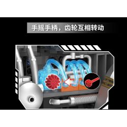 KAIYU KEEYEE WORLD K96221 96221 MÁY MÓC BIONIC TRICERATOPS bộ đồ chơi xếp lắp ráp ghép mô hình