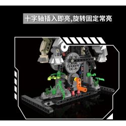 KAIYU KEEYEE WORLD K96221 96221 MÁY MÓC BIONIC TRICERATOPS bộ đồ chơi xếp lắp ráp ghép mô hình