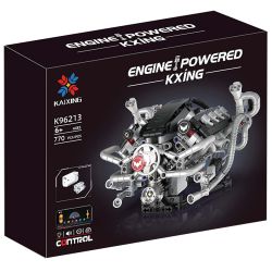 KAIYU KEEYEE WORLD K96213 96213 ĐỘNG CƠ SIÊU XE MÔ PHỎNG bộ đồ chơi xếp lắp ráp ghép mô hình Technic SUPERCAR V8 ENGINE Kỹ Thuật Công Nghệ Cao Mô Hình Phương Tiện 770 khối