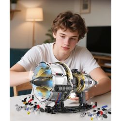 KAIYU KEEYEE WORLD K96208 96208 ĐỘNG CƠ bộ đồ chơi xếp lắp ráp ghép mô hình Technic Kỹ Thuật Công Nghệ Cao Mô Hình Phương Tiện 564 khối