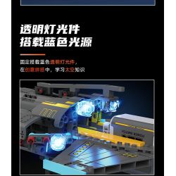 KAIYU KEEYEE WORLD K96139 96139 TRẠM VŨ TRỤ HAOLONGXING bộ đồ chơi xếp lắp ráp ghép mô hình