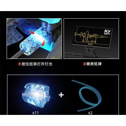 KAIYU KEEYEE WORLD K96139 96139 TRẠM VŨ TRỤ HAOLONGXING bộ đồ chơi xếp lắp ráp ghép mô hình