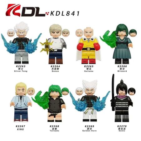 KDL KDL841 KDL K2263 KDL K2264 KDL K2265 KDL K2266 KDL K2267 KDL K2268 KDL K2269 KDL K2270 One-Punch Man Xếp hình lắp ráp ghép mô hình Một người đàn ông đấm 8 mẹo