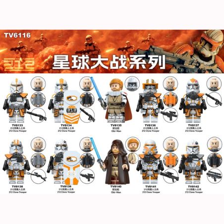 TV TV6116 TV TV8133 TV TV8134 TV TV8135 TV TV8136 TV TV8137 TV TV8138 TV TV8139 TV TV8140 TV TV8141 TV TV8142 Xếp hình lắp ráp ghép mô hình Nhân vật Star Wars 10