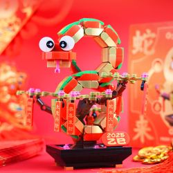 Gobricks G2501 Xếp hình lắp ráp ghép mô hình Con rắn đến rồi đi