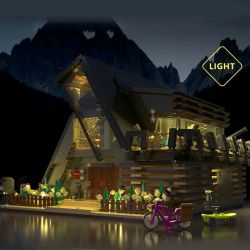 MORKMODEL MORK UrGe XMORK 10213 The Lambda House Xếp hình lắp ráp ghép mô hình Nhà Ramda