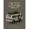 Pinbo PB8823 Summer Time 2 Xếp hình lắp ráp ghép mô hình Camper Delica L300 mùa hè