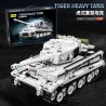 12GO 97001 Tiger Heavy Tank Xếp hình lắp ráp ghép mô hình Xe tăng hạng nặng Tiger