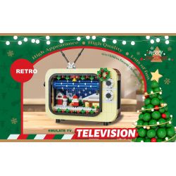 Co-creation 313 Television Xếp hình lắp ráp ghép mô hình Chó máy không người lái