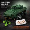 12GO 96008 ZBL-19 Infantry Vehicle Xếp hình lắp ráp ghép mô hình Xe chiến đấu bộ binh bánh lốp ZBL-19