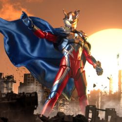 BLOKEES 73306 Xếp hình lắp ráp ghép mô hình Tên cực kỳ: Ultimate Ultraman Zero Legend Anniversary Edition