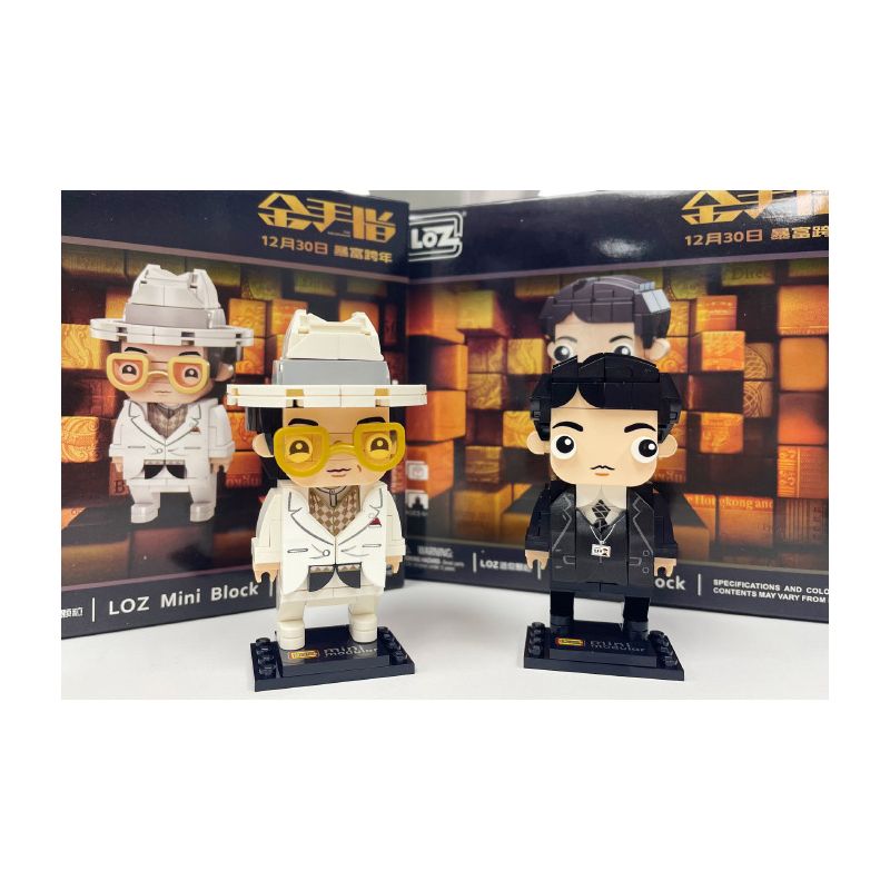 LOZ 1400-32 Xếp hình lắp ráp ghép mô hình "Ngón Tay Vàng" Lưu Kỳ Nguyên