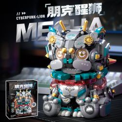 Femibox S44068 Cyberlion Xếp hình lắp ráp ghép mô hình sư tử punk