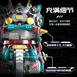 Femibox S44068 Cyberlion Xếp hình lắp ráp ghép mô hình sư tử punk