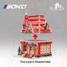 Baka Technology 33204 Strawberry Ice Workshop Xếp hình lắp ráp ghép mô hình Xưởng làm đá dâu