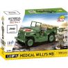 COBI 2295 Medical Willys MB Xếp hình lắp ráp ghép mô hình Xe Jeep quân y của quân đội Mỹ 1:35