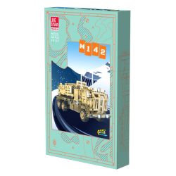 JIESTAR 58157 Xếp hình lắp ráp ghép mô hình Bệ phóng tên lửa tự hành M142