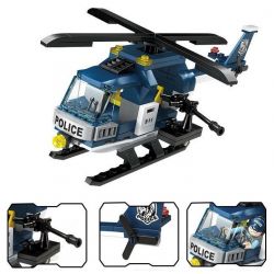 Enlighten 1905 Qman 1905 non  BẮN TỈA TỘI PHẠM BẰNG TRỰC THĂNG bộ đồ chơi xếp lắp ráp ghép mô hình Police POLICE BATTLE FORCE THE SNIPER Cảnh Sát 157 khối