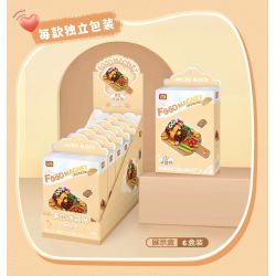 WANGE LIGAO Dr.Luck 8871 Xếp hình lắp ráp ghép mô hình Nhãn dán tủ lạnh thực phẩm: Nhãn dán tủ lạnh luộc Kanto