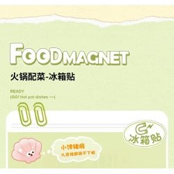 WANGE LIGAO Dr.Luck 8873 Xếp hình lắp ráp ghép mô hình Nhãn dán tủ lạnh thực phẩm