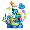 JAKI HK326 Xếp hình lắp ráp ghép mô hình Smurfs bảo vệ vẻ đẹp 7 Phong cách: Happy Consemble, Dancing With Butterfly, quan sát cây xanh, đi lang thang dưới biển, trục vớt hồ, bảo vệ san hô, bảo vệ vẻ đẹp