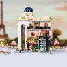 Pantasy 85032 Xếp hình lắp ráp ghép mô hình Nhà cà phê ngôn ngữ hoa